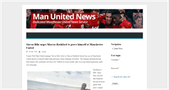 Desktop Screenshot of manunitednews.com