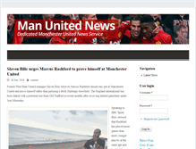 Tablet Screenshot of manunitednews.com